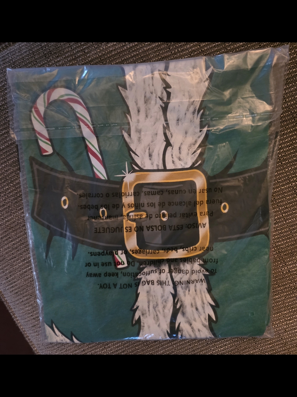 Men's Green Holiday Elf Graphic T-Shirt Size 2X - Picture 3 of 3